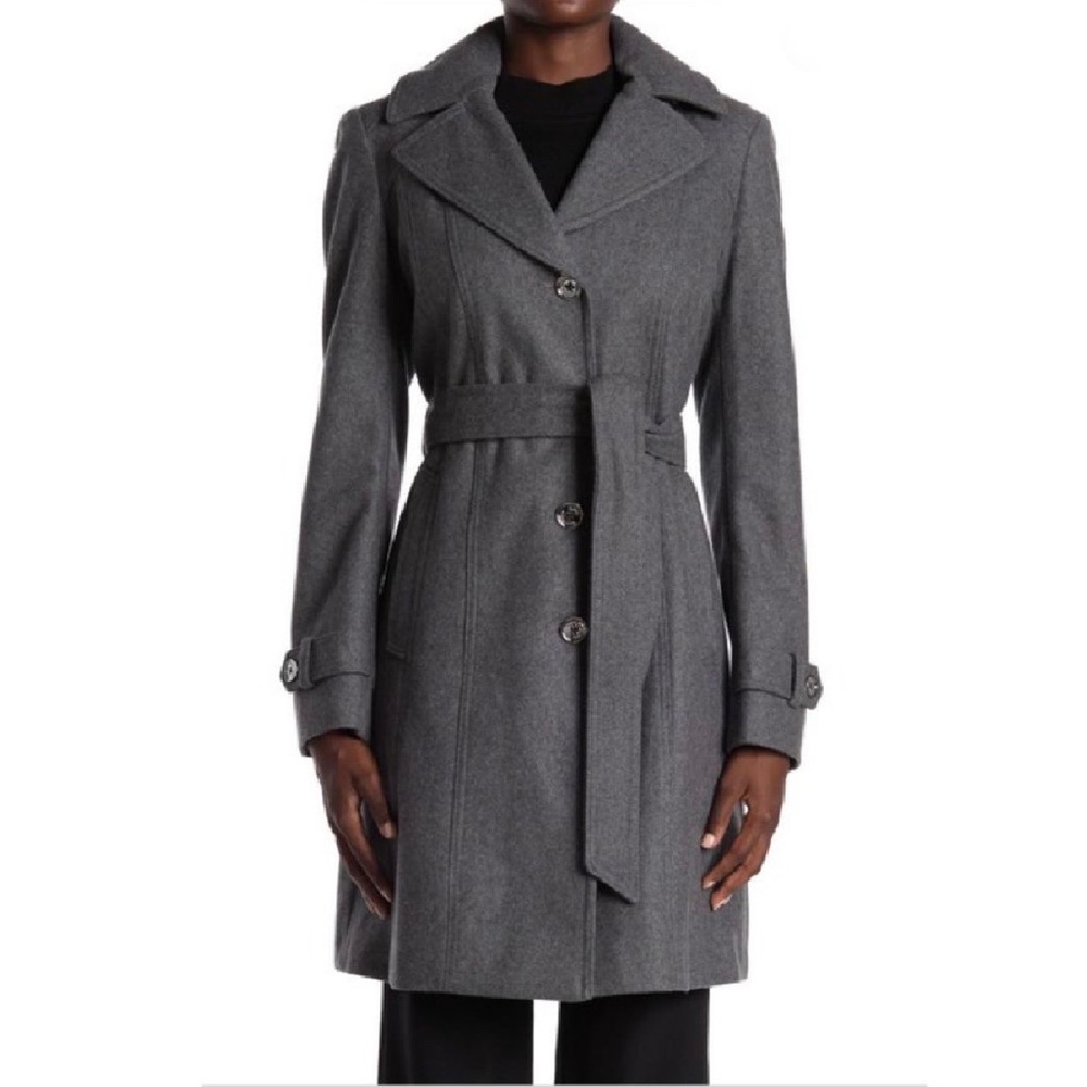 NWT Michael Kors Wool Blend Trench Coat XL